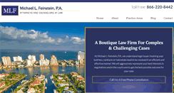 Desktop Screenshot of feinsteinlaw.net