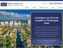 Tablet Screenshot of feinsteinlaw.net